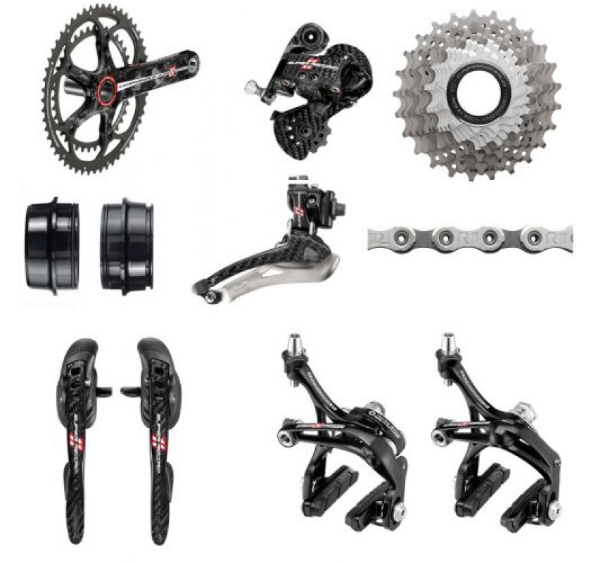 fahrrad mit campagnolo record gruppe neu